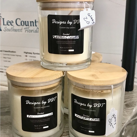 Bundle Candles 10oz scented lemongrass soy wax buy 3 SALE - Picture 3 of 3